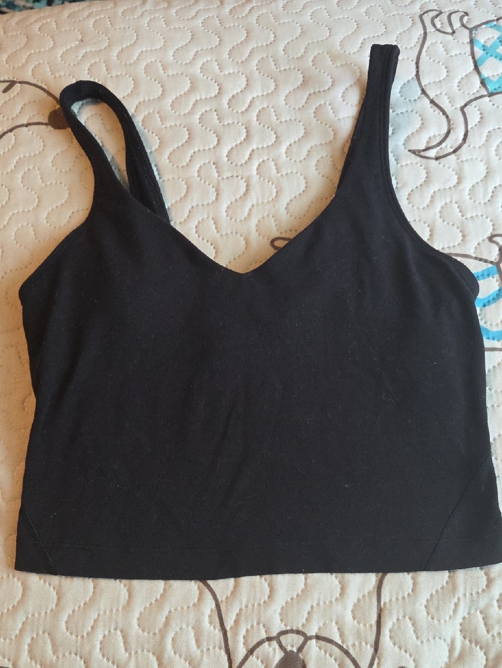 lululemon athletica Black Performance Tank Top